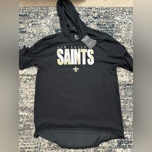 Nike New Orleans Saints Short sleeve hoodie